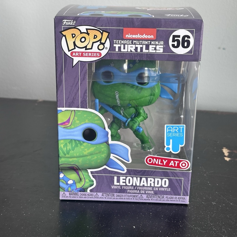 Funko Pop! Teenage Mutant Ninja Turtles #56 Leonardo Art Series Target Exclusive